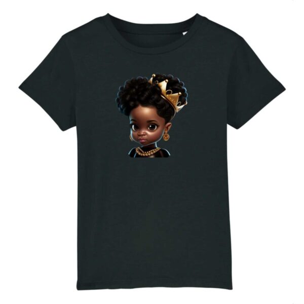 T-shirt Enfant Bio Princesse Black