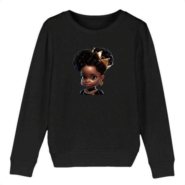 Sweat-shirt Enfant Bio Princesse Black