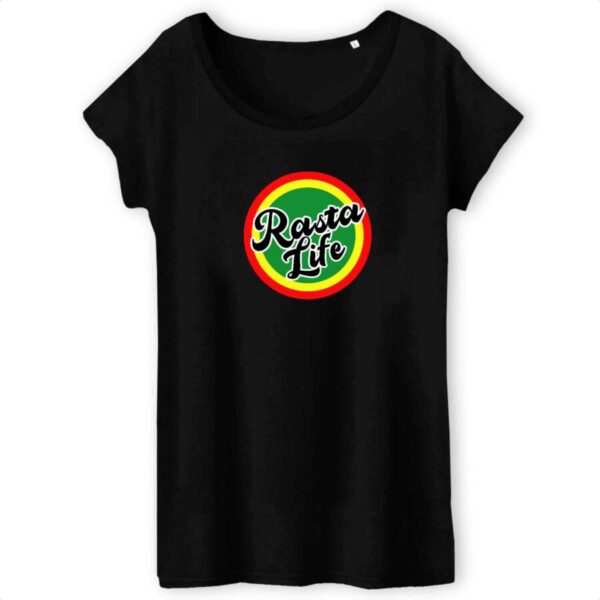 T-shirt Femme 100% Coton BIO Rasta Life TW