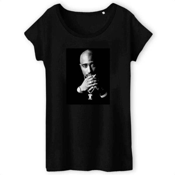 T-shirt Femme 100% Coton Bio Tupac Shakur TW