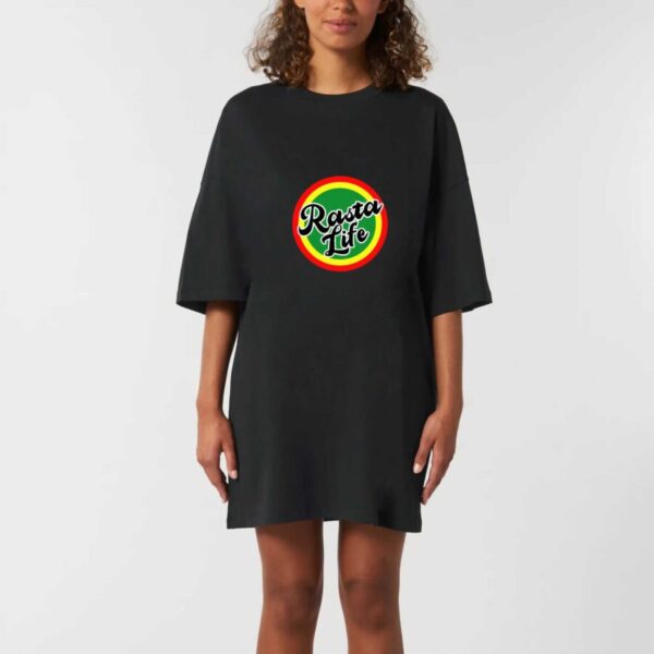Robe T-shirt Femme 100% Coton BIO Rasta Life