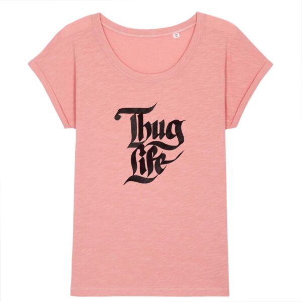 T-shirt Slub Thug Life Graph