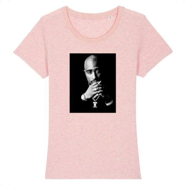 T-shirt Femme 100% Coton Bio Tupac Shakur