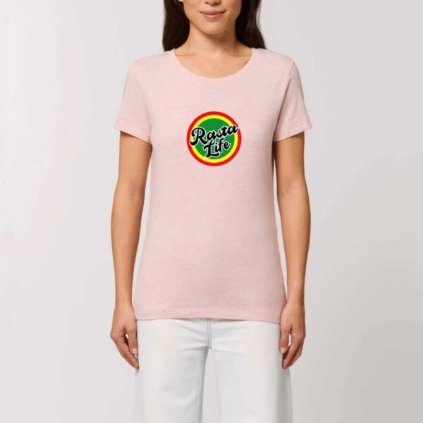 T-shirt Femme 100% Coton BIO Rasta Life Expresser