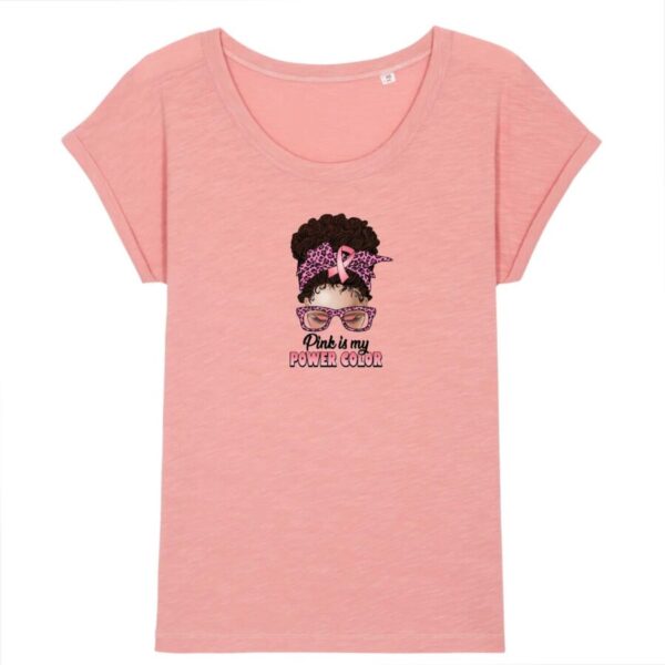 T-shirt Slub Pink Power
