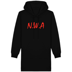 black_face NWA Classic Hooded Sweatshirt Dress