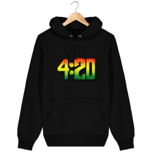 black_face Women's Rasta Hoodie 4:20