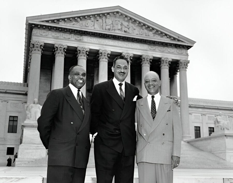 Thurgood Marshall After Winning Brown v. Board of Education