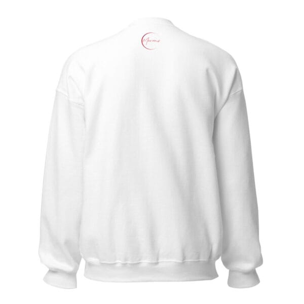 unisex crew neck sweatshirt white back 66265f77ce4a5