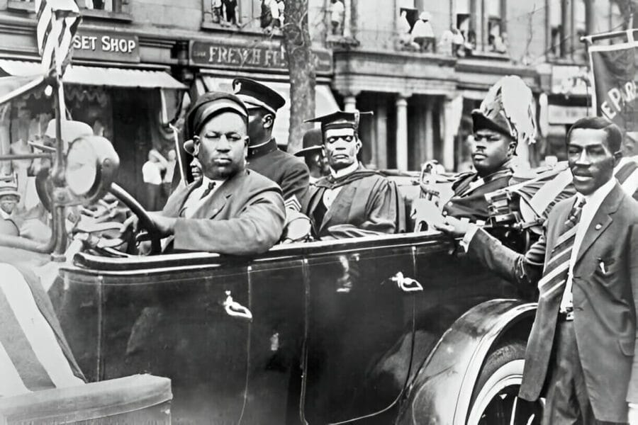 Marcus Garvey In Harlem