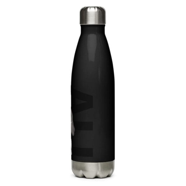 stainless steel water bottle black 17 oz back 6633d32927599