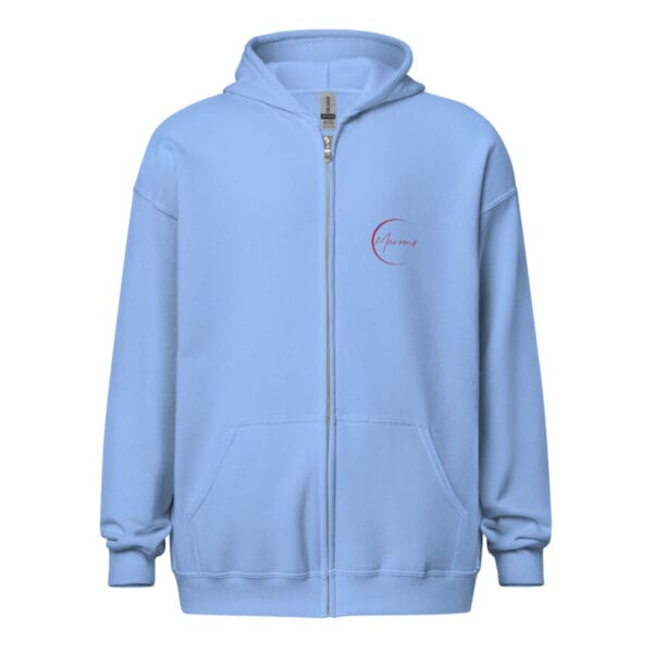 unisex heavy blend zip hoodie carolina blue front 66327451ec0c3