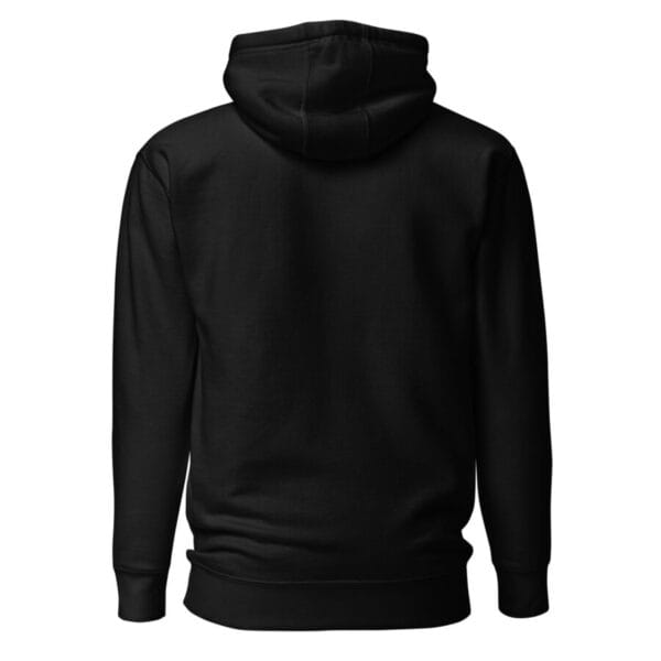 unisex premium hoodie black back 664b947892fcf