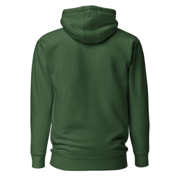 unisex premium hoodie forest green back 664b941e24209