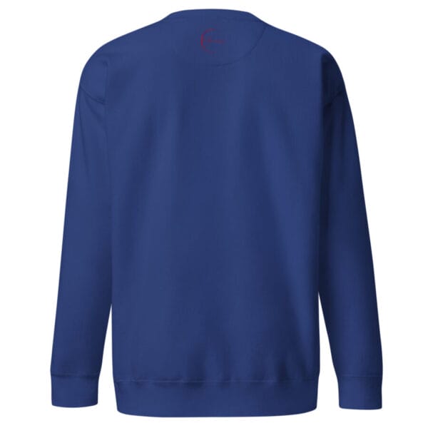unisex premium sweatshirt team royal back 664b93a93004e