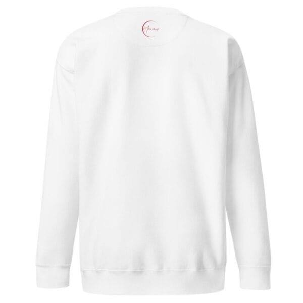 unisex premium sweatshirt white back 6647c597274ab