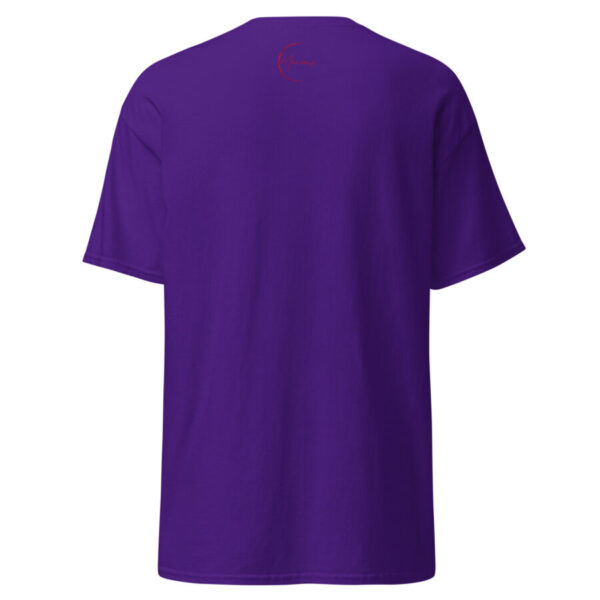 unisex classic tee purple back 6667354914345
