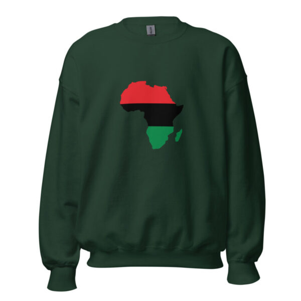 unisex crew neck sweatshirt forest green front 6671555bf1e05