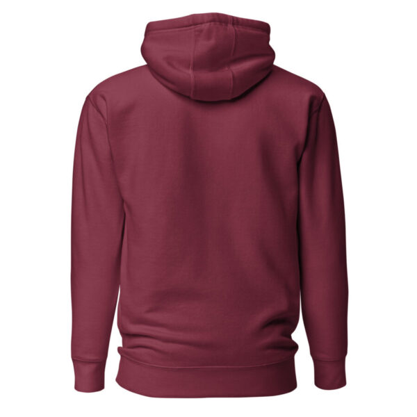 unisex premium hoodie maroon back 6667391e79875