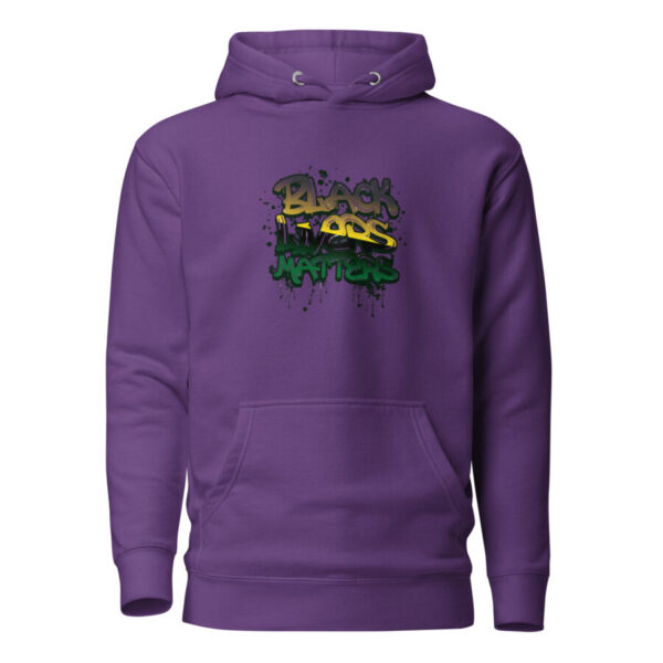 unisex premium hoodie purple front 66648a4b4da5b