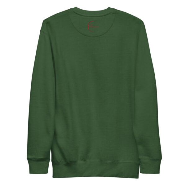 unisex premium sweatshirt forest green back 66673a5570ab7