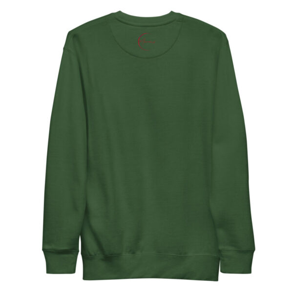unisex premium sweatshirt forest green back 66673b0daaeef