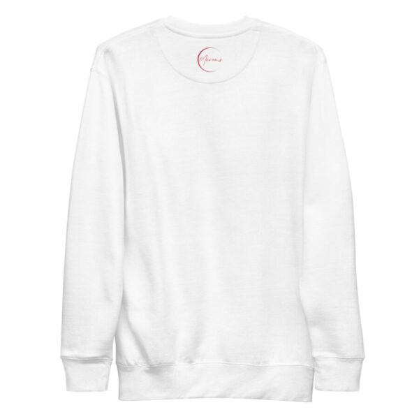 unisex premium sweatshirt white back 666488ab8294e