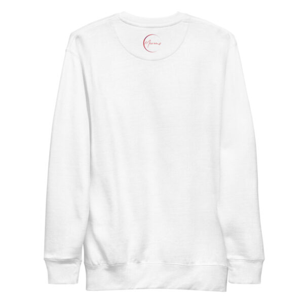 unisex premium sweatshirt white back 66673a55877d8