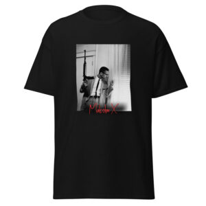 Malcolm X in the Window classic tee for Men