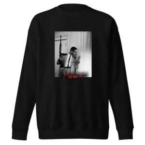 Malcolm X in the Window Sweatshirt for Women